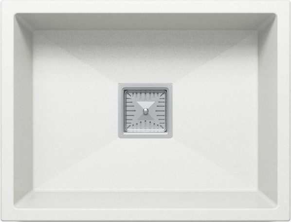 Изображение товара Мойка кухонная Polygran Blade 550 (белый хлопок)