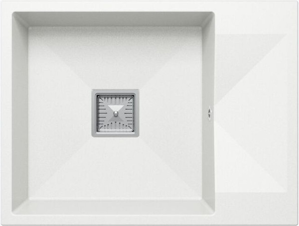 Изображение товара Мойка кухонная Polygran Blade 660 (белый хлопок)