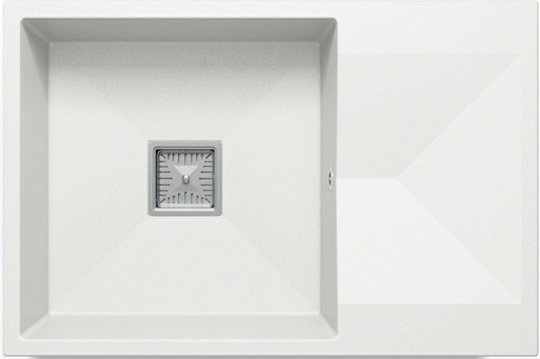 Изображение товара Мойка кухонная Polygran Blade 760 (белый хлопок)