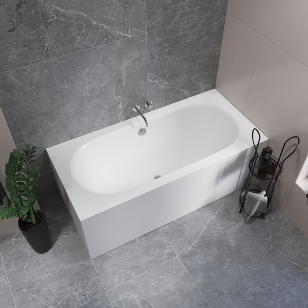 Изображение товара Ванна акриловая Lauter Ava 150 / 21208050 (с каркасом и сифоном 21Y32002 белый)