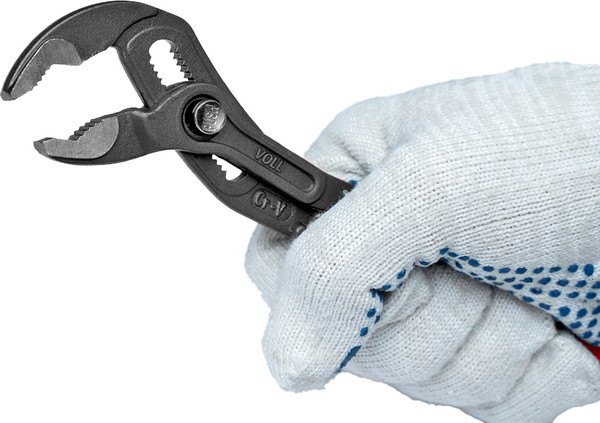 Изображение товара Клещи переставные VOLL Cobra с механизмом быстрой фиксации L-7" 175мм / 5.12175