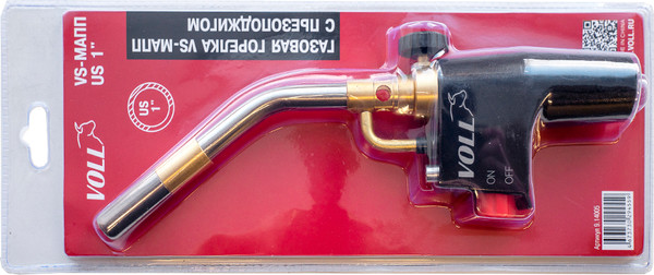 Изображение товара Горелка газовая VOLL VS-МАПП US 1" c пьезоподжигом / 9.14005