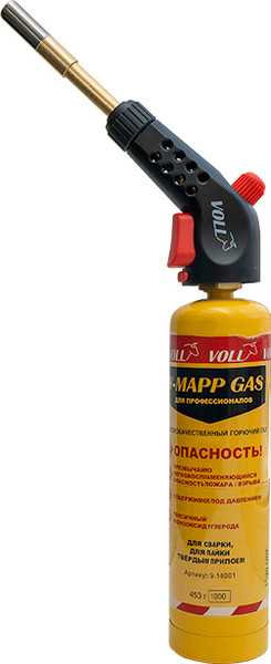 Изображение товара Горелка газовая VOLL Turbo-V МАПП US 1" c пьезоподжигом / 9.14002