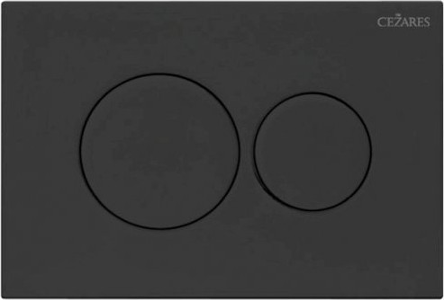 Изображение товара Кнопка для инсталляции Cezares PN1-BTN-NOP (черный матовый)