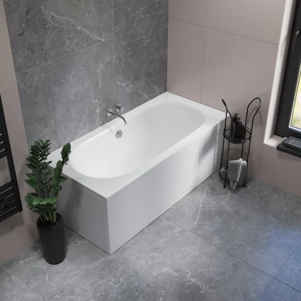 Изображение товара Ванна акриловая Lauter Ava 170 / 21208070 (с ножками и сифоном 21Y11022 белый)