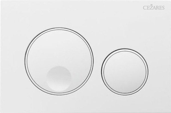 Изображение товара Кнопка для инсталляции Cezares RELAX-BTN-BL (белый глянец)