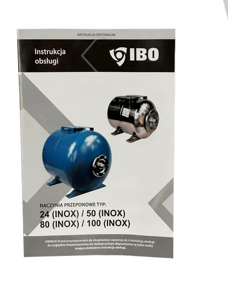 Изображение товара Гидроаккумулятор IBO Мембранный (100л)