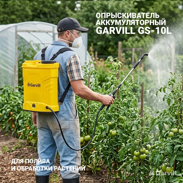 Изображение товара Опрыскиватель аккумуляторный Garvill GS-10L