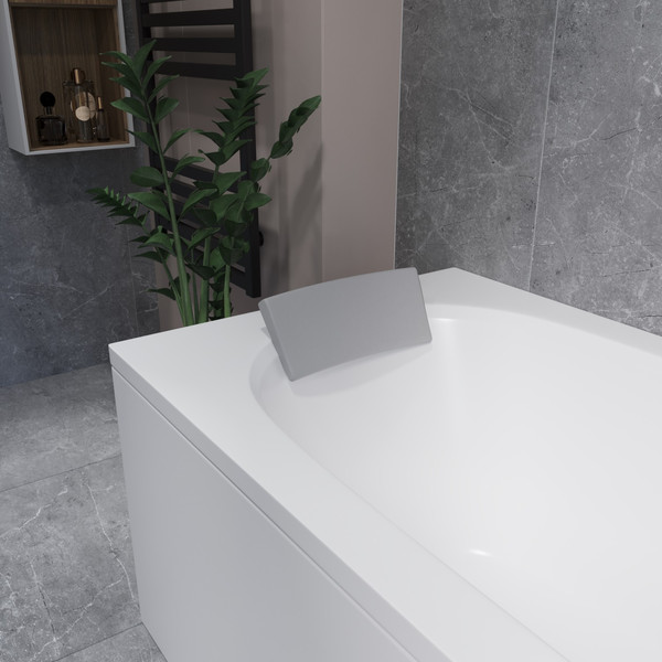 Изображение товара Ванна акриловая Lauter Ava 170 / 21208070 (с каркасом, лицевым экраном белого цвета и сифоном 21Y11022 белый)