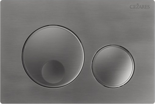 Изображение товара Кнопка для инсталляции Cezares RELAX-BTN-GM (оружейная сталь)