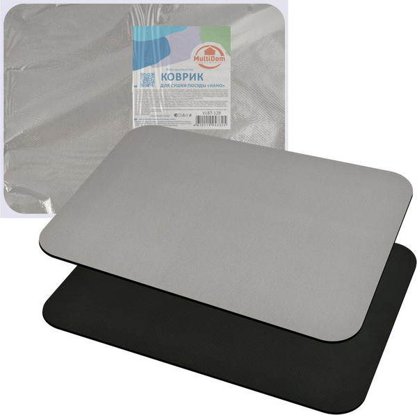 Изображение товара Коврик для сушки посуды Мультидом Нано 30х40х0.25см NEW VL87-129