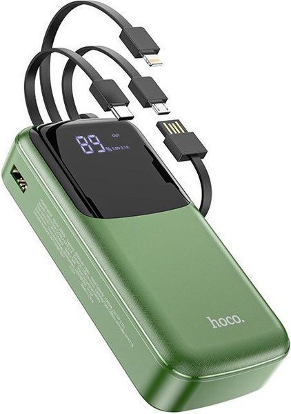 Изображение товара Портативное зарядное устройство Hoco DB07A 20000mAh (хаки)