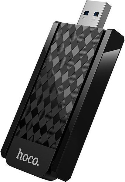 Изображение товара Wi-Fi-адаптер Hoco HI34 WiFi6 USB (черный)