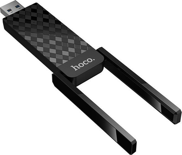 Изображение товара Wi-Fi-адаптер Hoco HI34 WiFi6 USB (черный)