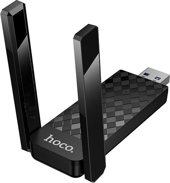 Изображение товара Wi-Fi-адаптер Hoco HI34 WiFi6 USB (черный)