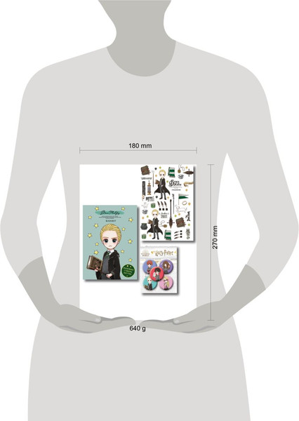 Изображение товара Подарочный набор Бомбора Драко Малфой Блокнот+Ежедневник+Значки (9785041991791)