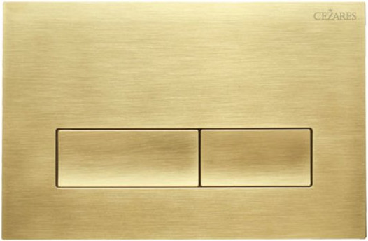 Изображение товара Кнопка для инсталляции Cezares SLIDER-BTN-BORO (брашированное золото)