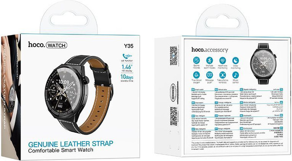 Изображение товара Умные часы Hoco Y35 Call Version (черный)