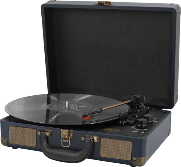 Изображение товара Проигрыватель виниловых пластинок Ritmix LP-160B (темно-синий)