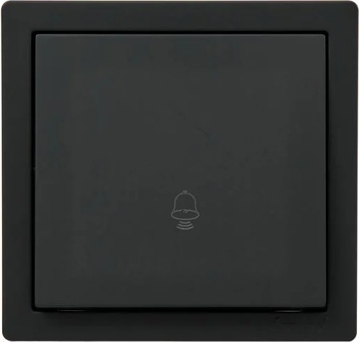 Изображение товара Кнопка звонка Lezard Leto 752-4200-103 (черный бархат)