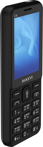 Изображение товара Мобильный телефон Maxvi C38 (черный)