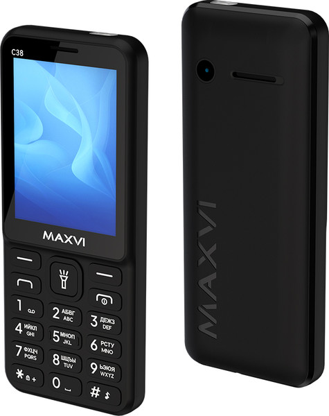 Изображение товара Мобильный телефон Maxvi C38 (черный)