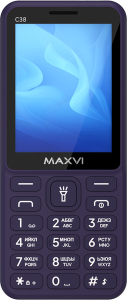 Изображение товара Мобильный телефон Maxvi C38 (фиолетовый)