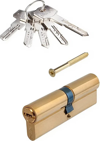 Изображение товара Цилиндровый механизм замка Kale Kilit 164 BN 80(35+10+35) (латунь)