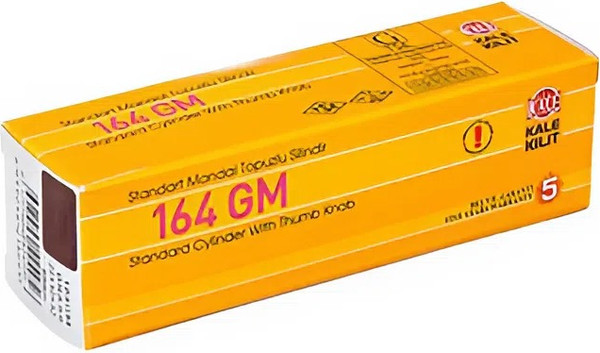 Изображение товара Цилиндровый механизм замка Kale Kilit 164 BN 80(35+10+35) (латунь)