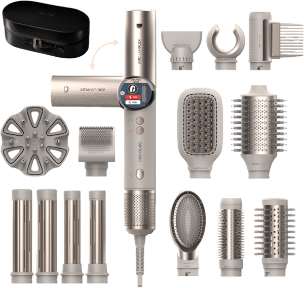 Изображение товара Мультистайлер Cecotec AirGlam 14 в 1 Flex Champagne / 114727