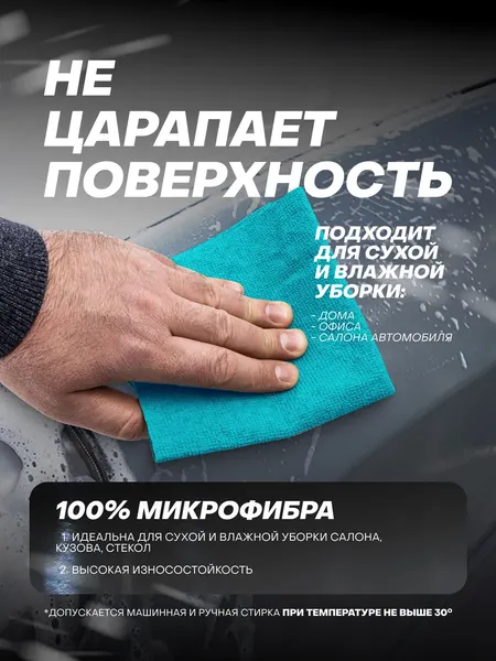 Изображение товара Набор салфеток хозяйственных Forsage F-KTT4085 (63357), (30шт)