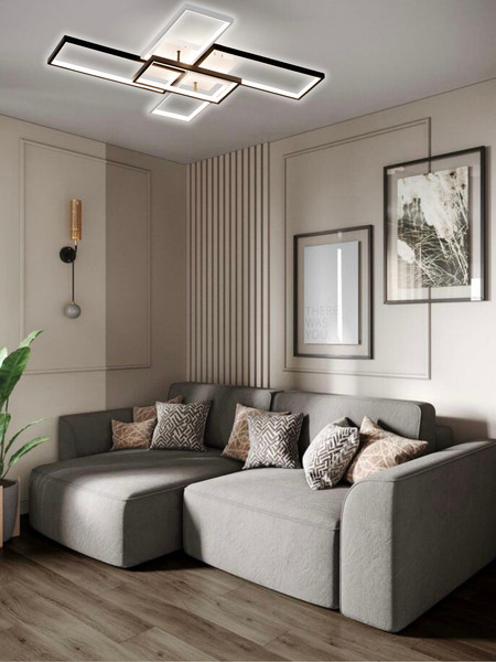 Изображение товара Люстра Aitin-Pro D6558/5 (белый/черный)