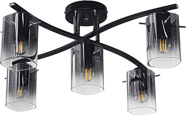 Изображение товара Люстра Aitin-Pro НПБ 02-5x40-101 / 07369/5 (черный/хром)