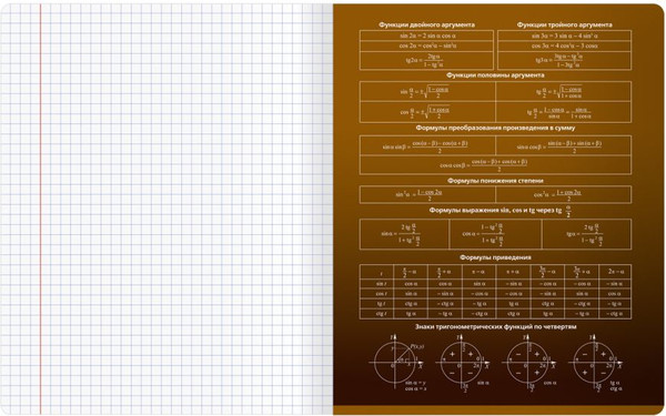 Изображение товара Набор предметных тетрадей BG Темное стекло / ТПК5ск48_к_вл 63726 (12 шт)