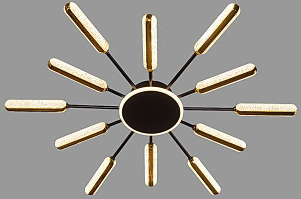 Изображение товара Люстра Aitin-Pro H77265/6+6T (черный)