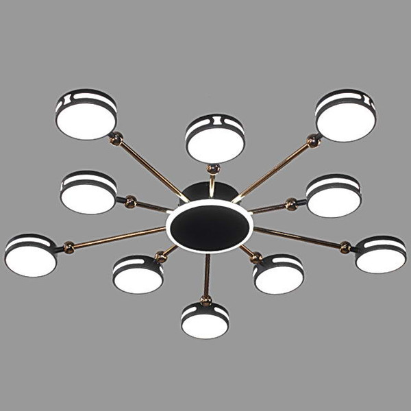 Изображение товара Люстра Aitin-Pro H77119/10+1T (черный/золото)