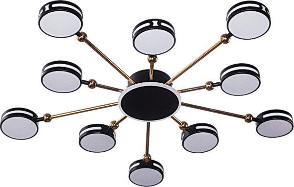 Изображение товара Люстра Aitin-Pro H77119/10+1T (черный/золото)