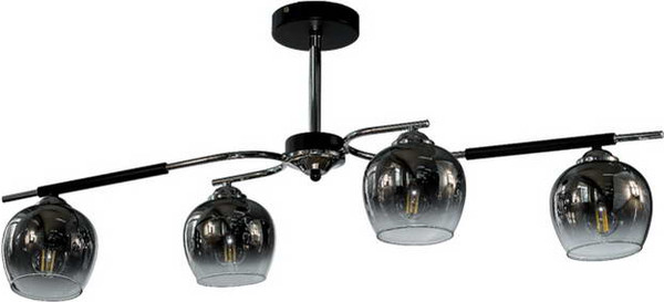 Изображение товара Люстра Aitin-Pro НПБ 02-4х60-105 / K312/4 (черный/хром)