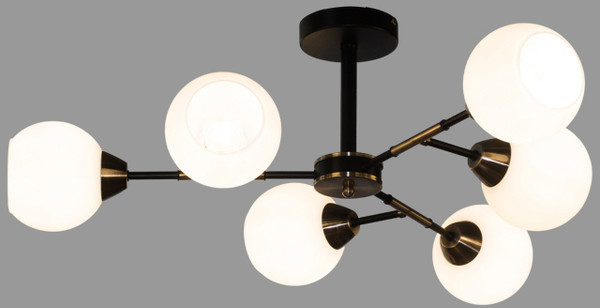 Изображение товара Люстра Aitin-Pro НПБ 02-6х60-105 / S6994/6 (черный/золото)