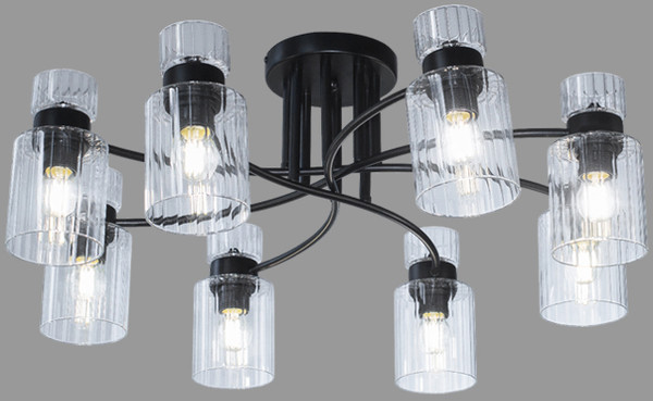 Изображение товара Люстра Aitin-Pro НПБ 02-8x40-105 / 07555/8 (черный)