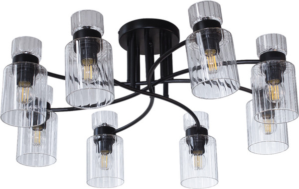 Изображение товара Люстра Aitin-Pro НПБ 02-8x40-105 / 07555/8 (черный)