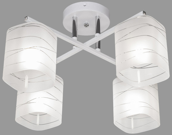 Изображение товара Люстра Aitin-Pro НПБ 02-4x40-101 / 07562/4 (белый/хром)