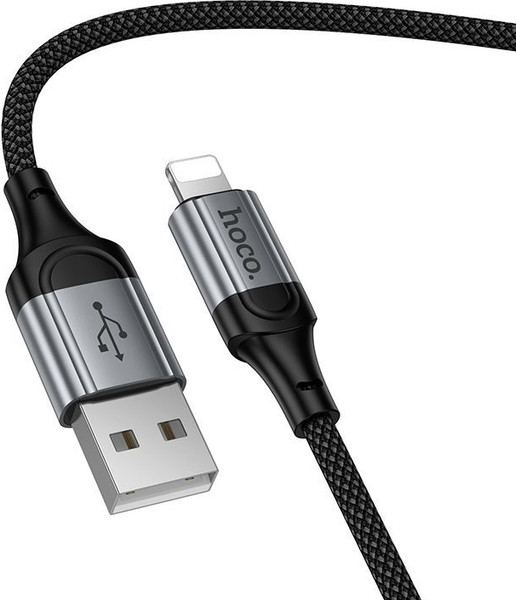 Изображение товара Кабель Hoco X121 Lightning (1.5м, черный)