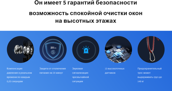 Изображение товара Робот-мойщик окон Hutt C7