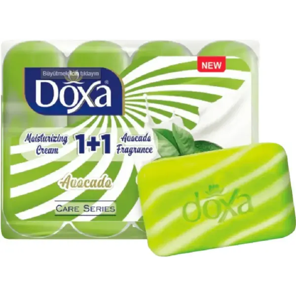 Изображение товара Набор мыла DOXA Moisturizing Cream 1+1 Avocado Fragrance (4x80г)
