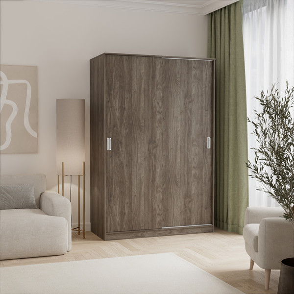 Изображение товара Шкаф-купе Кортекс-мебель Лагуна ШК02-00 (орех элия)