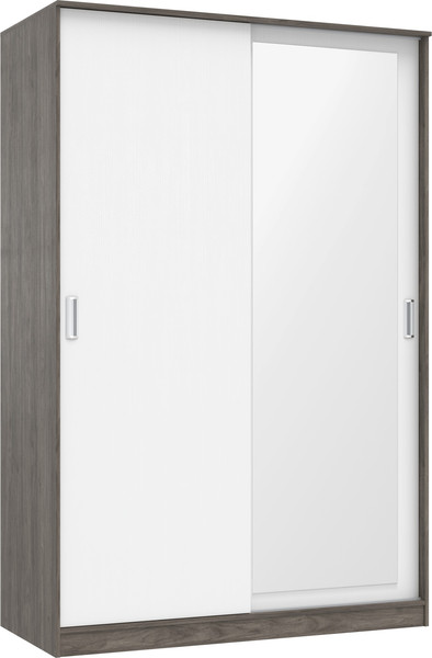 Изображение товара Шкаф-купе Кортекс-мебель Лагуна ШК02-01 (орех элия/белый)