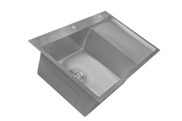 Изображение товара Мойка кухонная Astir Decor Satin C78x51L (с сифоном, дозатором и коландером)