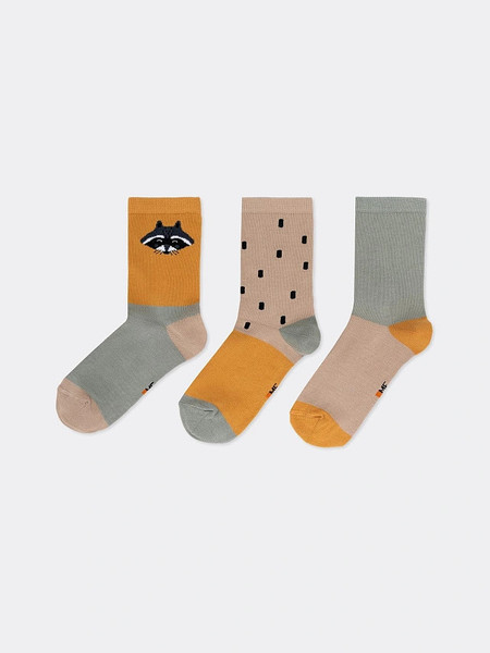 Изображение товара Носки детские Mark Formelle 430A-2071 (р.14, кэмел/капучино/оливка)