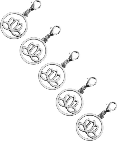 Изображение товара Набор маркеров для вязания Арт Узор Лотос / 10534461 (5шт, серебристый)